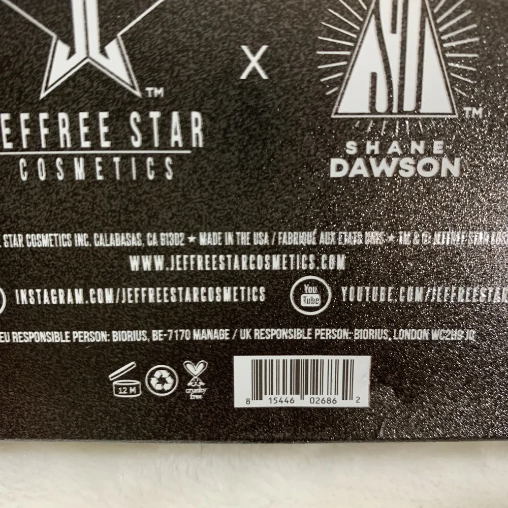 Jeffree Star Cosmetics x Shane Dawson Mini Controversy Eyeshadow Palette New NIB